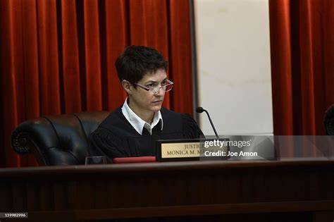 The Colorado Supreme Court Justice Monica M. Marquez hears arguments ...