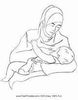 Breastfeeding Mama sketch template