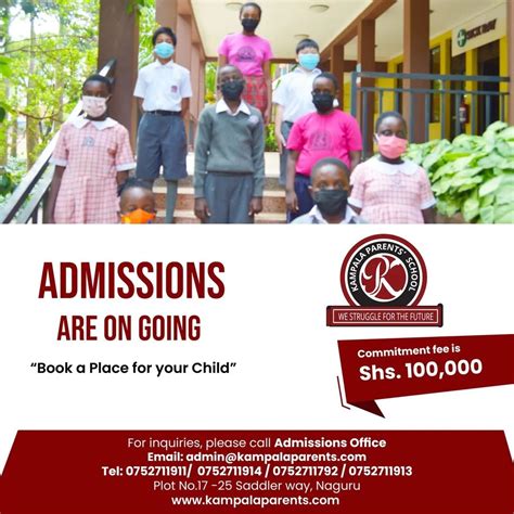 The Kampala Parents' School is now accepting applications for the 2023 ...