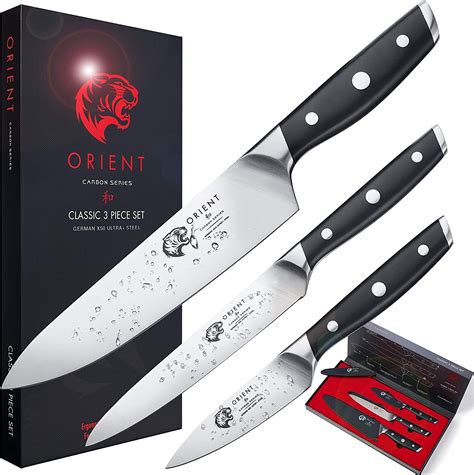 3 Piece Knife Set - Carbon Series – Orient Knives