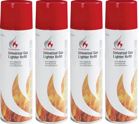 Universal Butane Gas Lighter Refill Spray 250ml Refills Lighters Valve Adapters | eBay