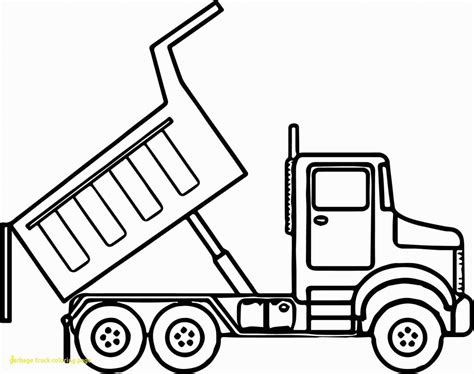 Mail Truck Coloring Page | divyajanan