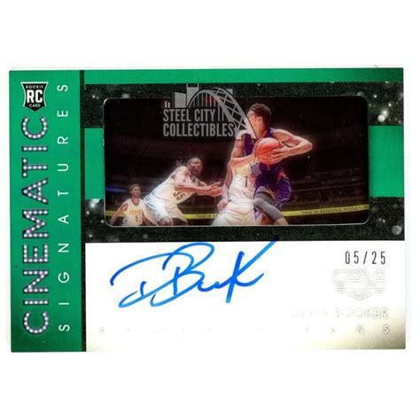 Devin Booker 2015-16 Panini Gala Cinematic Autograph Rookie card 05/25 ...