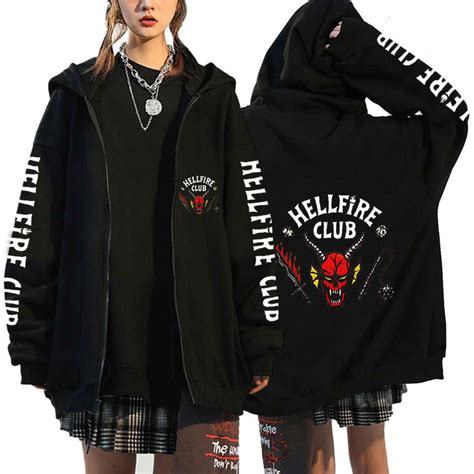 Hellfire Club Stranger Things Printed Hoodies – benzbag