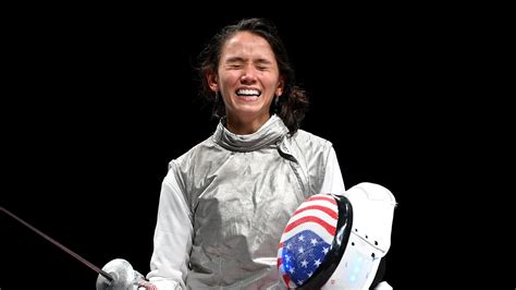 Lee Kiefer makes history with gold in women's foil at Tokyo Olympics