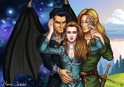 Fanart from A Court of thorns and roses books by Sarah J. Maas. A Court Of Wings And Ruin, A ...