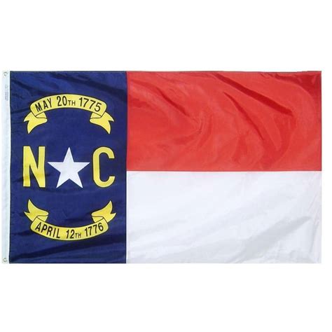 Annin Flagmakers 4 ft. x 6 ft. North Carolina State Flag-143970 - The ...