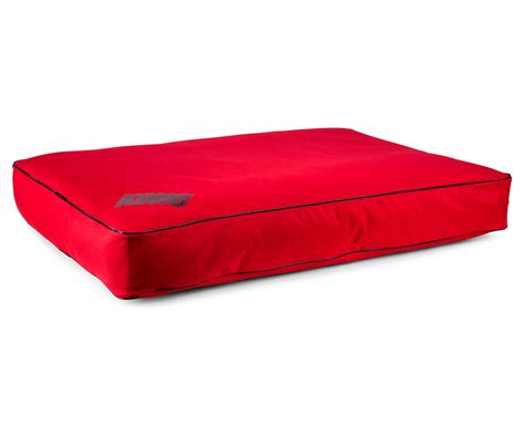 KONG 95x65cm Large Rectangle Dog Bed - Red | Scoopon Shopping