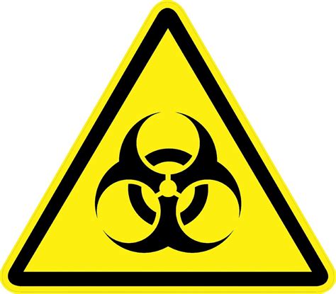 10in x 8.25in Biohazard Sign Vinyl Bumper Sticker Decal Car Window Decals Stickers - Walmart.com