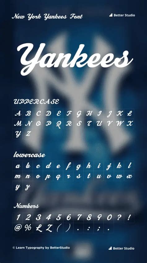 New York Yankees Font: Download Free Font & Logo