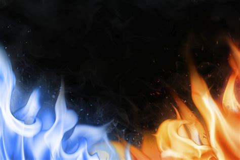 Flame border background, black realistic | Free PSD - rawpixel