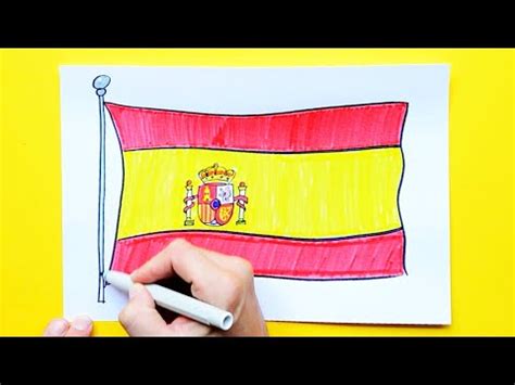 How To Draw Spain's Flag - Postregister25