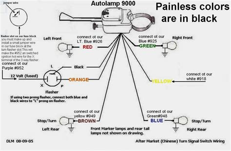 Universal Bolt On Turn Signal Switch Wiring - Youtube - Turn Signal Switch Wiring Diagram ...