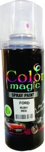 COLORMAGIC Ford ruby red Spray Paint for freestyle, figo aspire car RUBY RED Spray Paint 200 ml ...