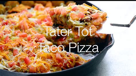 Tater Tot Taco Pizza | BecklesFreckles | Copy Me That