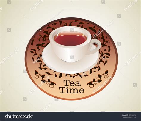 Black Tea Menu Tea Time Template Stock Vector (Royalty Free) 181150370 | Shutterstock