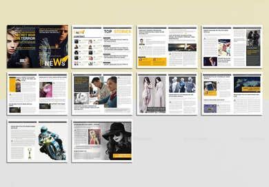 40+ Creative Magazine Print Layout Templates for Free - Word, Pages