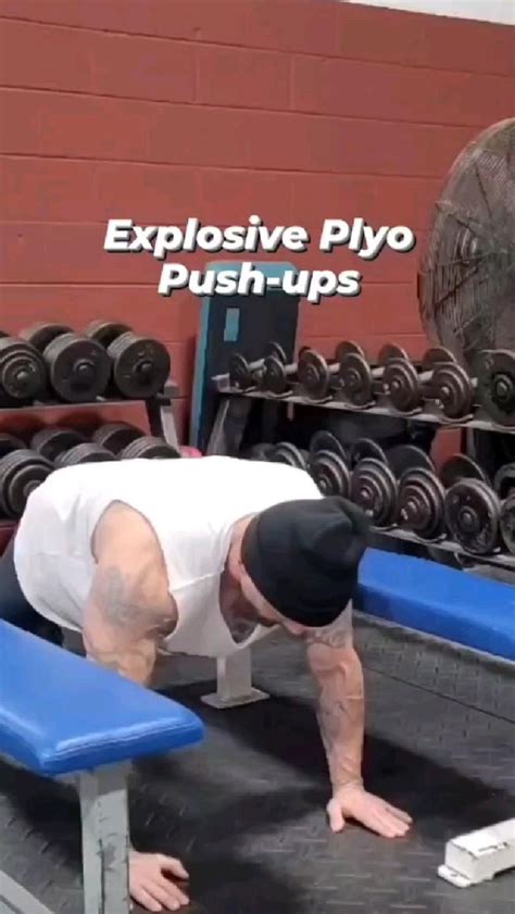 Plyo push-ups for your next Chest/Push workout | Push workout, Plyo, Push up