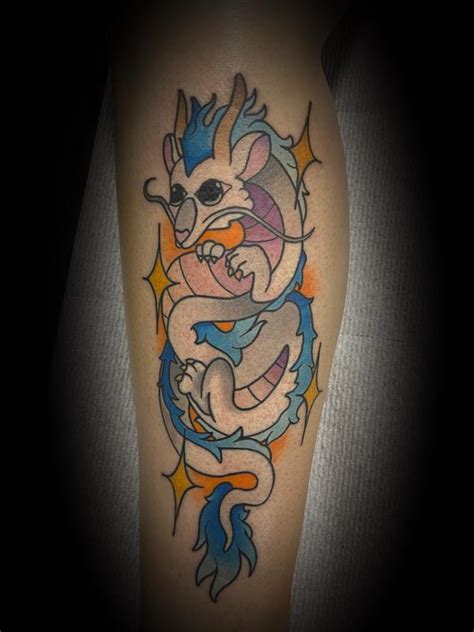 Haku Dragon Spirited Away Tattoo by Nick Sadler (MADISON): TattooNOW