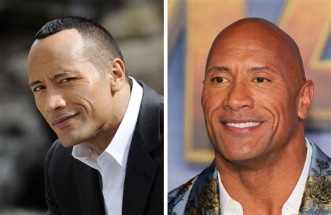 19 Bald Celebrities Before & After Embracing Baldness