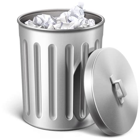 Trash can PNG transparent image download, size: 512x512px