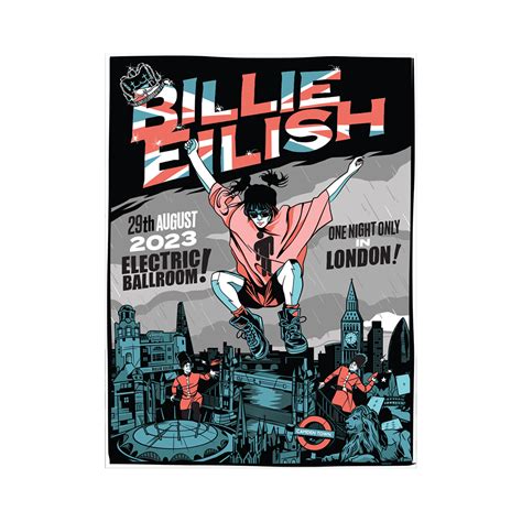 Electric Ballroom Silk Screened Lithograph - Billie Eilish