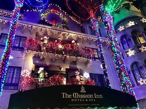 The Mission Inn Holiday Lights Riverside California