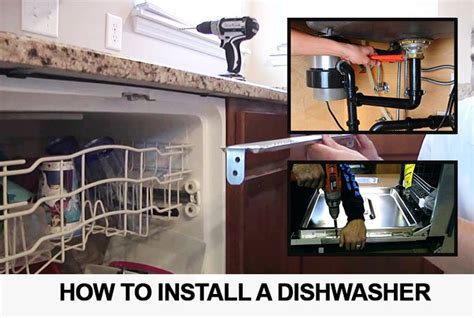 How to install a dishwasher