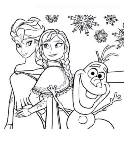 View Coloring Pages Elsa Anna PNG