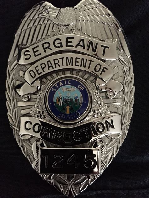 Correctional Sergeant Badge | LEO | Pinterest