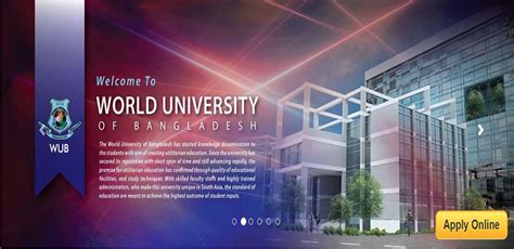 World University of Bangladesh (WUB) – Largest Business Listing of Bangladesh