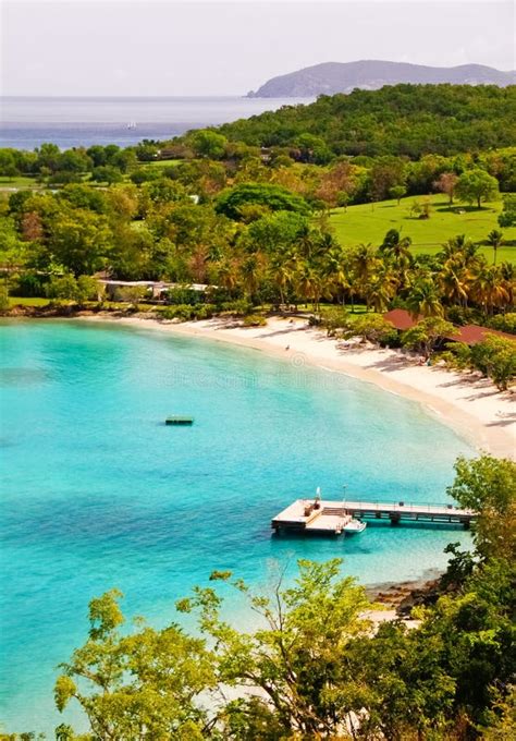 St. John, USVI - Caneel Bay Beach and Resort Stock Photo - Image of blue, condos: 20633342