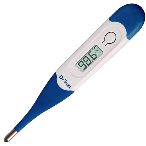 Best Dr Trust Digital Thermometer Waterproof Flexible (White)