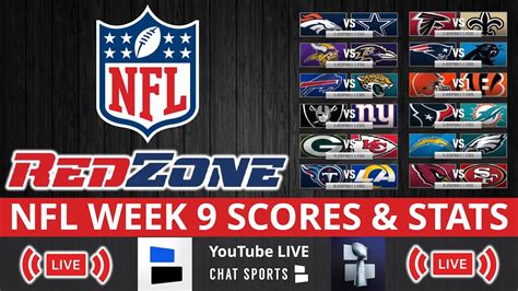 NFL RedZone Live Streaming Scoreboard | NFL Week 9 Scores, Stats ...