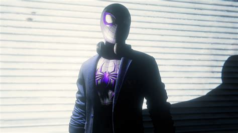 Purple Brooklyn Visions Academy Suit at Marvels Spider-Man: Miles Morales Nexus - Mods and community