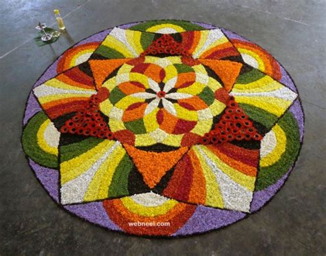 Onam Pookalam Design 82