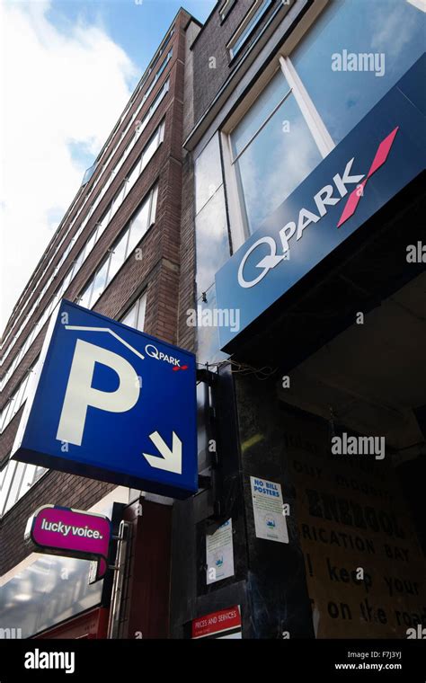 Q Park car park in Poland Street, Soho, London, England, UK Stock Photo ...