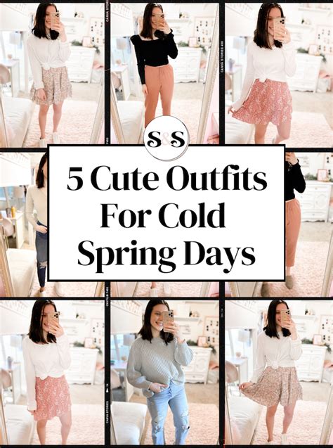 5 Cute Outfits For Cold Spring Days | The Best Looks For Spring