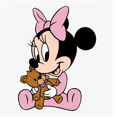 Baby Minnie Mouse Clipart Transparent - Minnie Baby Disney, HD Png ...