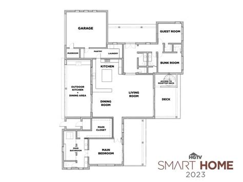 HGTV Smart Home 2023 Floor Plan | HGTV Smart Home 2023 | HGTV