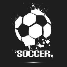 Grunge Soccer Banner Free Stock Photo - Public Domain Pictures