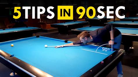 5 Pool Tips in 90 SECONDS - YouTube