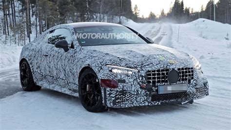 2024 Mercedes-Benz AMG CLE 63 S E Performance spy shots and video