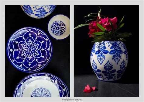 Blue Pottery on Behance