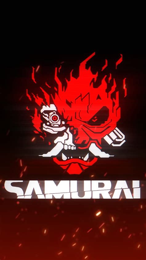 Cyberpunk 2077 • SAMURAI •, cyberpunk samurai logo iphone HD phone wallpaper | Pxfuel