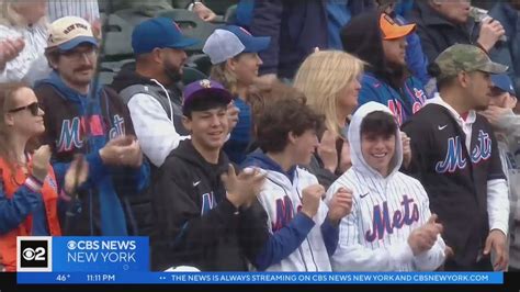 Mets fans have more than just a win to celebrate at Home Opener - YouTube