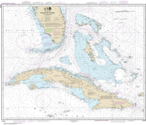 Fl: Fowey Rocks To Alligator Reef, Florida Keys, Fl Nautical Chart Sign ...