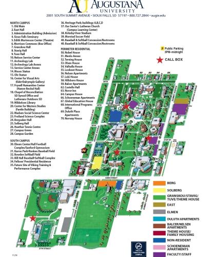 Augustana College Campus Map - Cultural Map