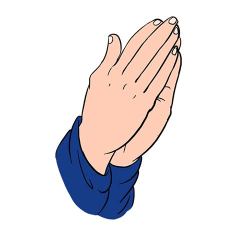 How To Draw Open Praying Hands The complete praying hands drawing tutorial in one image