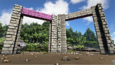 Behemoth Stone Dinosaur Gateway - Official ARK: Survival Evolved Wiki